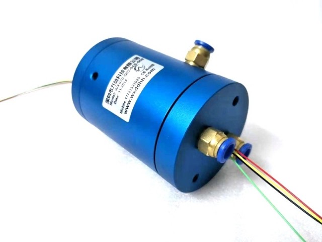2進(jìn)2出氣電混合滑環(huán) 外徑70mm