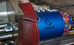 大型 魚竿自動化設備 8路氣滑環安裝現場