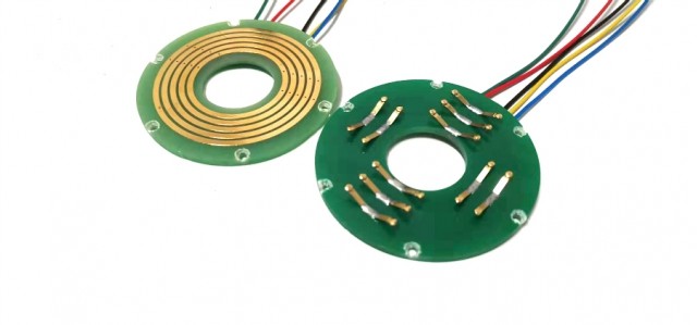 5路PCB盤式導電滑環
