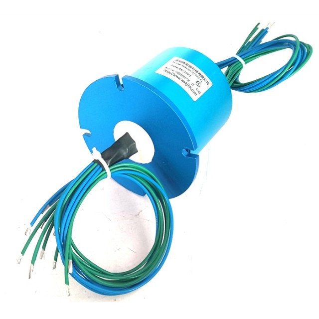 2路100A大電流法蘭滑環(huán)